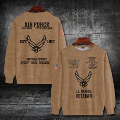 US Air Force , American By Birth, Veteran By Choice - Sweatshirt
