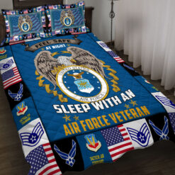Air Force Command, E 2 Air Force Airman - Quilt Bed Set - King
