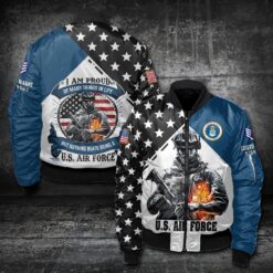 US Air Force , No One Fights Alone - Bomber Jacket