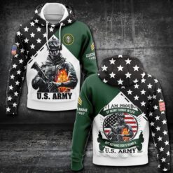 US Army, Land Of The Free, Because Of The Brave - Hoodie
