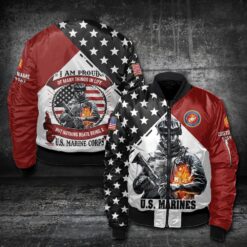 US Marine Corps, Remember - Honor - Respect - Bomber Jacket
