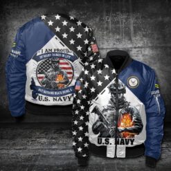 US Navy, E 6 Red - Bomber Jacket