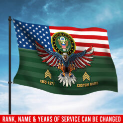 US Army, Proud To Have Served - Flying Flag 3×5 Feet(90×150 Cm)