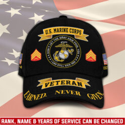 US Marine Corps, American By Birth, Veteran By Choice - Classic Cap