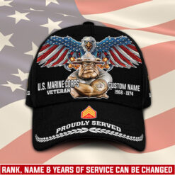 US Marine Corps, Land Of The Free, Because Of The Brave - Classic Cap