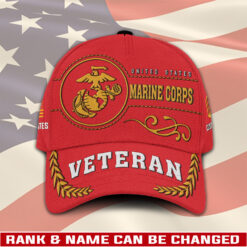 US Marine Corps, E 2 Marines Private First Class - Embroidered Classic Cap
