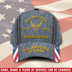 US Air Force , No One Fights Alone - Embroidered Classic Cap