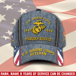 US Marine Corps, O 2 Marines First Lieutenant - Embroidered Classic Cap