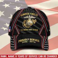 US Marine Corps, E 8 Marines First Sergeant - Classic Cap