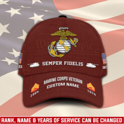 US Marine Corps, E 2 Marines Private First Class - Classic Cap