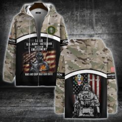 US Army, Always Remember, Never Forget - Zip Hoodie