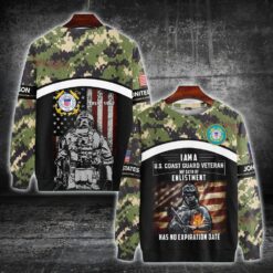 US Coast Guard, American By Birth, Veteran By Choice - Sweatshirt