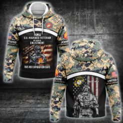 US Marine Corps, Honoring All Who Served - Hoodie