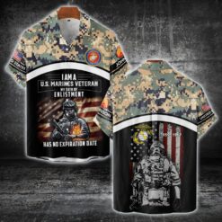 US Marine Corps, Thank a Veteran - Short Sleeve Button Shirt