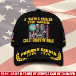 US Coast Guard, American By Birth, Veteran By Choice - Classic Cap