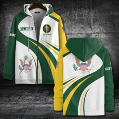 US Army, American By Birth, Veteran By Choice - Zip Hoodie