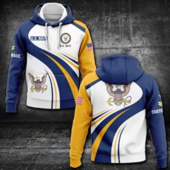 US Navy, E 8 Gold - Hoodie