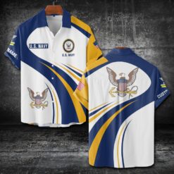 US Navy, Once A Sailor, Always A Sailor - Short Sleeve Button Shirt