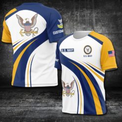 US Navy, E 4 Gold - T-Shirt