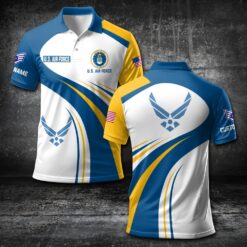 US Air Force , American By Birth, Veteran By Choice - Polo Shirt