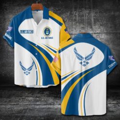 US Air Force , E 2 Air Force Airman - Short Sleeve Button Shirt