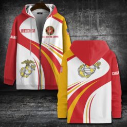 US Marine Corps, E 7 Marines Gunnery Sergeant - Zip Hoodie