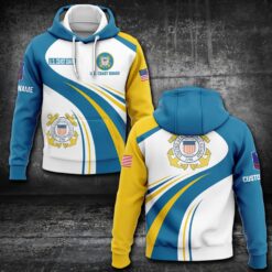 US Coast Guard, E 3 Blue - Hoodie