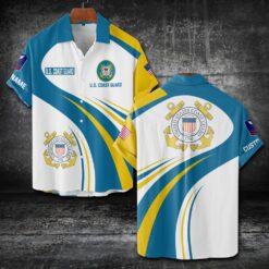 US Coast Guard, E 2 Blue - Short Sleeve Button Shirt