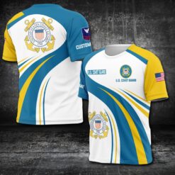 US Coast Guard, American By Birth, Veteran By Choice - T-Shirt