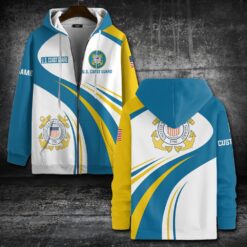 US Coast Guard, Duty, Honor, Country - Zip Hoodie