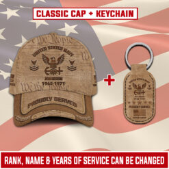 US Navy Combo Classic Cap + Keychain