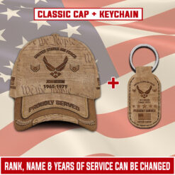 US Air Force Combo Classic Cap + Keychain