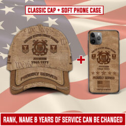 US Coast Guard Combo Classic Cap + Soft Phone Case