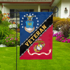 USAF - USMC - Garden Flag - THFCustom24080601