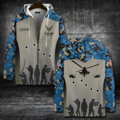 US Air Force , Proud Veteran - Zip Hoodie