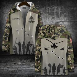 US Army, E 9 Army Sergeant Major - Zip Hoodie