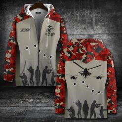 US Marine Corps, E 7 Marines Gunnery Sergeant - Zip Hoodie