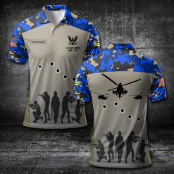 US Navy, American By Birth, Veteran By Choice - Polo Shirt