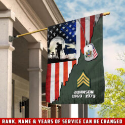 US Army, E 6 Army Staff Sergeant - House Flag