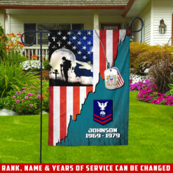 US Coast Guard, E 6 Gold - Garden Flag