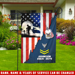 US Navy, Duty, Honor, Country - Garden Flag