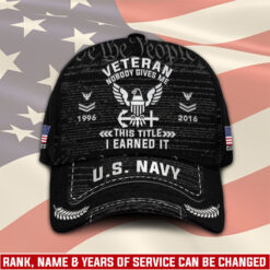 US Navy, E 7 Red - Classic Cap