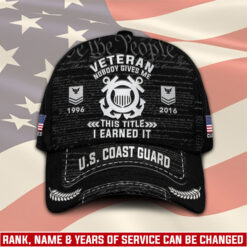 US Coast Guard, Proud To Have Served - Classic Cap
