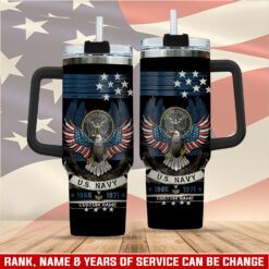 US Navy, Once A Sailor, Always A Sailor - Stainless Steel Tumbler 40oz