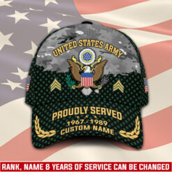 US Army, E 9 Army Sergeant Major - Classic Cap