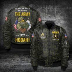 US Army, Proud Veteran - Bomber Jacket