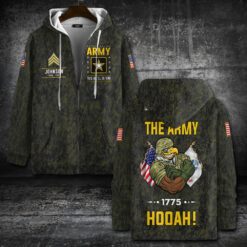 US Army, E 5 Army Sergeant - Zip Hoodie