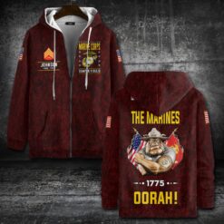 US Marine Corps, No One Fights Alone - Zip Hoodie