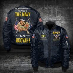 US Navy, Freedom Over Fear - Bomber Jacket