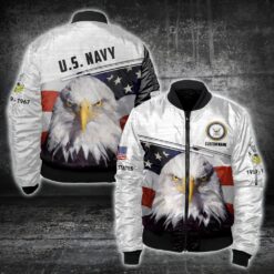 US Navy, Remember - Honor - Respect - Bomber Jacket